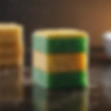 Eco-Friendly Sponges for Sustainable Cleaning An eco-friendly sponge in a natural setting
