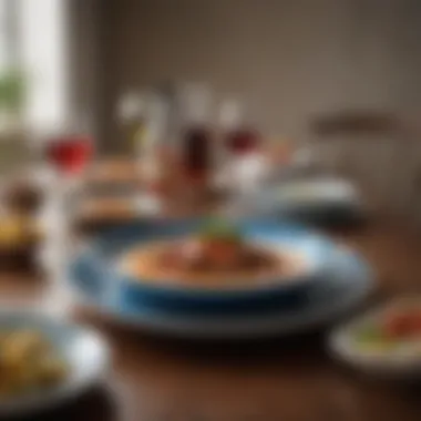 Dining Experience with Bob Sauce A vibrant table setting featuring dishes complemented by bob sauce