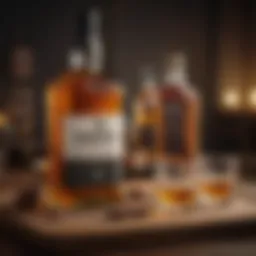 Elegant presentation of a premium Scotch gift set