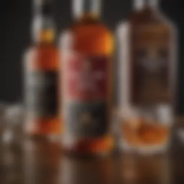 Artful Packaging of Scotch Gift Sets Detailed view of packaging designs of Scotch gift sets