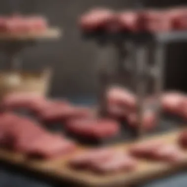 Showcasing various designs of meat presses