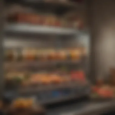 Visual representation of tools for preserving food quality