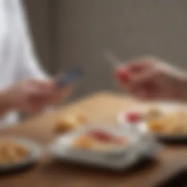 A professional consultation setting between a healthcare provider and a patient discussing blood sugar monitoring