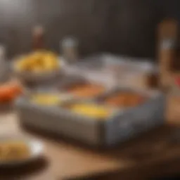 Insulated food warmer box showcasing diverse materials