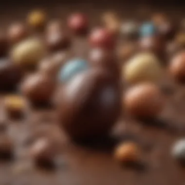 A close-up of high-quality cocoa ingredients used in chocolate making