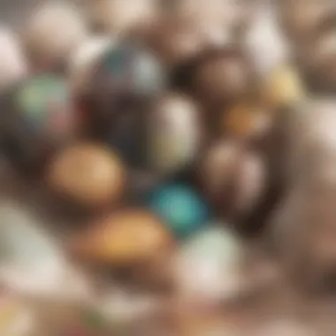 Innovative Variations of Chocolate Easter Eggs An array of vibrant chocolate Easter eggs showcasing modern flavors