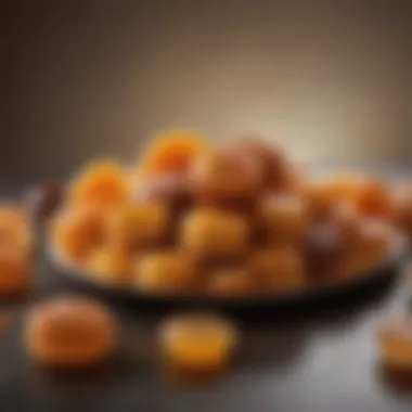 Assorted Caramel Candies An assortment of caramel candies with various textures
