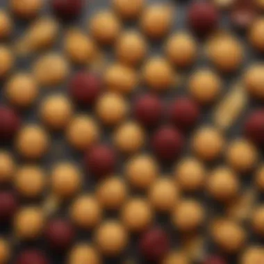 Textures and Flavors of Simple Snacks A close-up of a delectable three-ingredient snack, highlighting its textures and flavors.