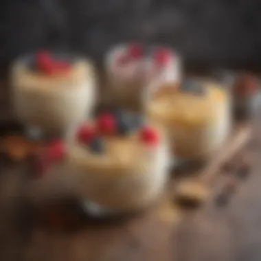 Creative Toppings for Your Overnight Oats A variety of toppings for overnight oats displayed in bowls