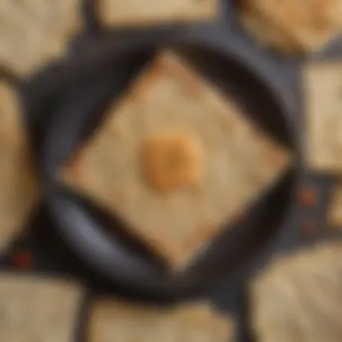 Matzo: The Unleavened Bread of Passover Matzo served at the Passover Seder