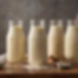 A visual representation of homemade buttermilk alternatives