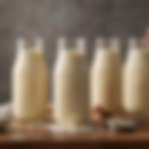 A visual representation of homemade buttermilk alternatives