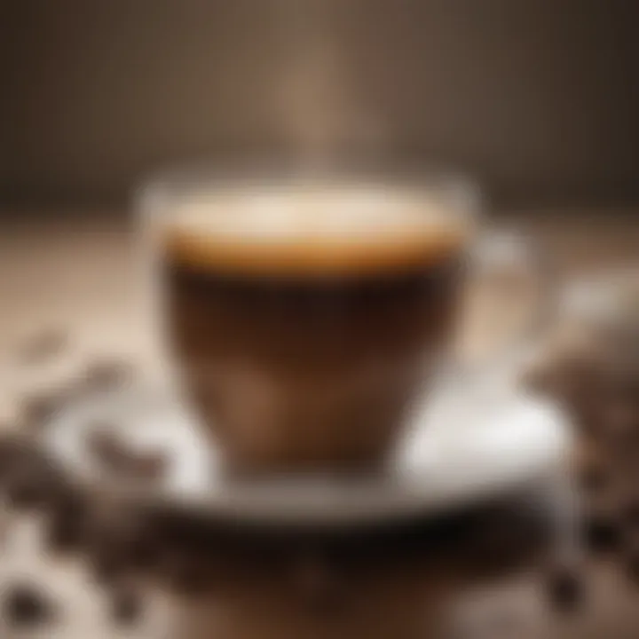 An infographic illustrating the health benefits of decaf coffee
