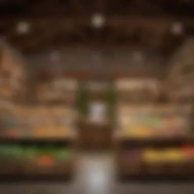 Comparative Structure of Food Cooperatives and Traditional Stores Diagram illustrating the structural framework of food cooperatives compared to traditional stores.