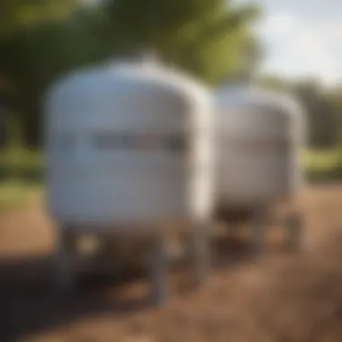 Eco-friendly Propane Tanks Highlighting Environmental Considerations Eco-friendly propane tanks highlighting environmental considerations
