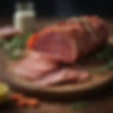 Cured Meats with Prague Powder No. 1 Cured meats showcasing the effects of Prague Powder No. 1