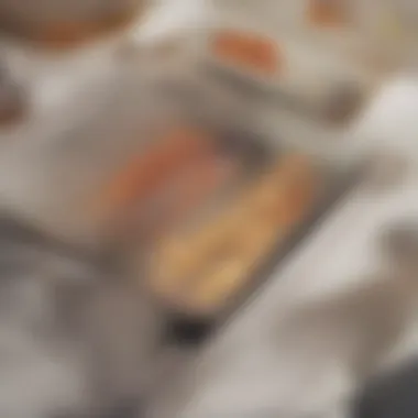 A professional chef analyzing cooking temperature data