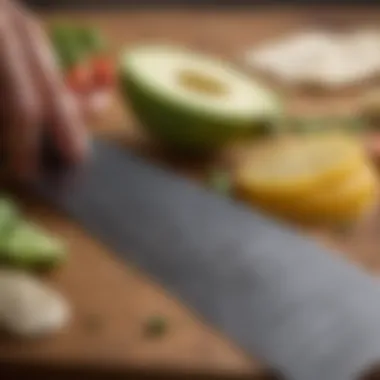 Close-up of mandoline blade settings for precise vegetable slicing