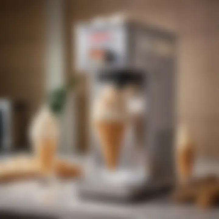 High-quality used Taylor soft serve machine in a professional kitchen setting