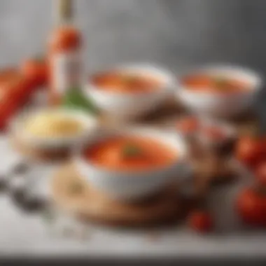 Versatile Dishes with Vodka Cream Tomato Sauce An array of dishes showcasing the versatility of vodka cream tomato sauce