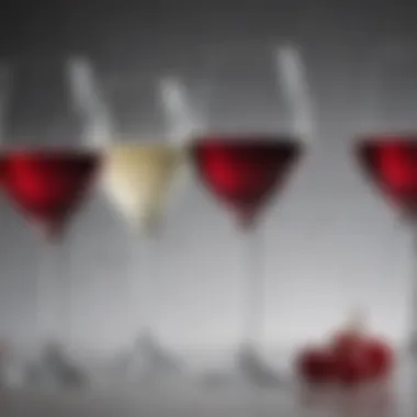 Comparative Analysis of Wine Glasses Comparison of various wine glasses for reds and whites